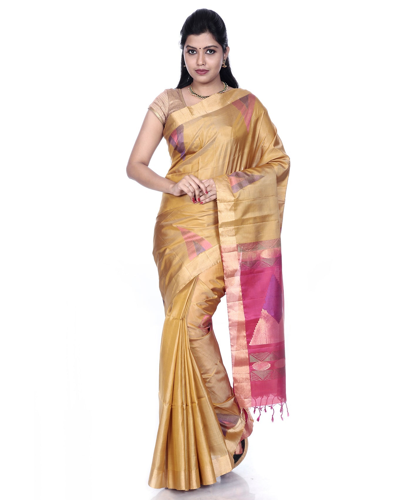 Buy Mandakini Kanchipuram Handloom Pure Silk Sarees Online